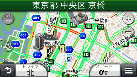 nuvi_VICS画面表示