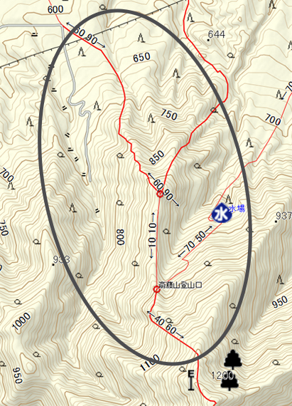 TOPO10MPlusV3　斎藤山