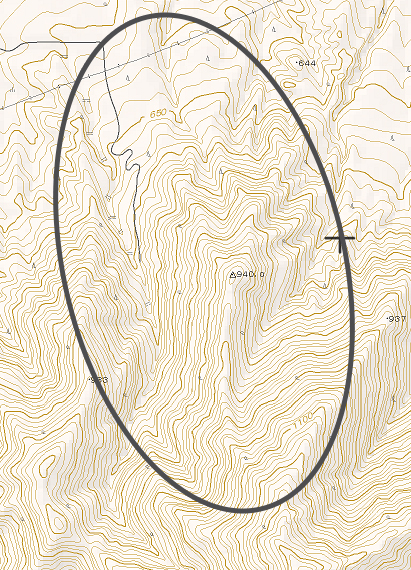 国土地理院地図　斎藤山