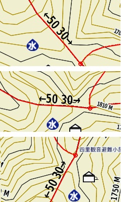 矢印が正しい方向を示す